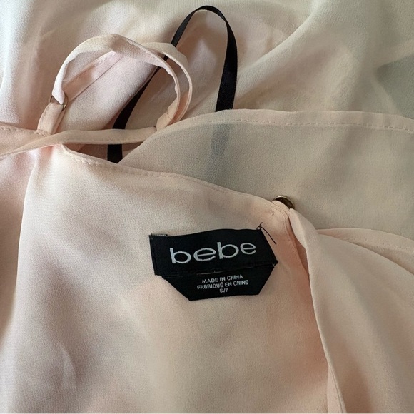 Bebe Pink Asymmetrical Embellished Camisole - Picture 5 of 6